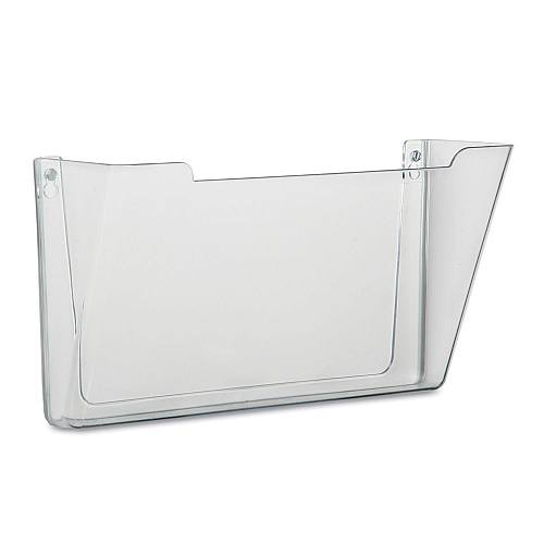 AbilityOne 7520015827273, SKILCRAFT Wall Hanging File, Letter Size, 13.25" x 4" x 14.88", Clear