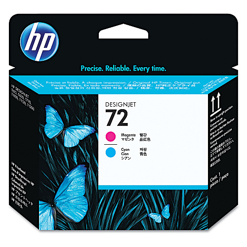 HP 72, (C9383A) Cyan/Magenta Printhead
