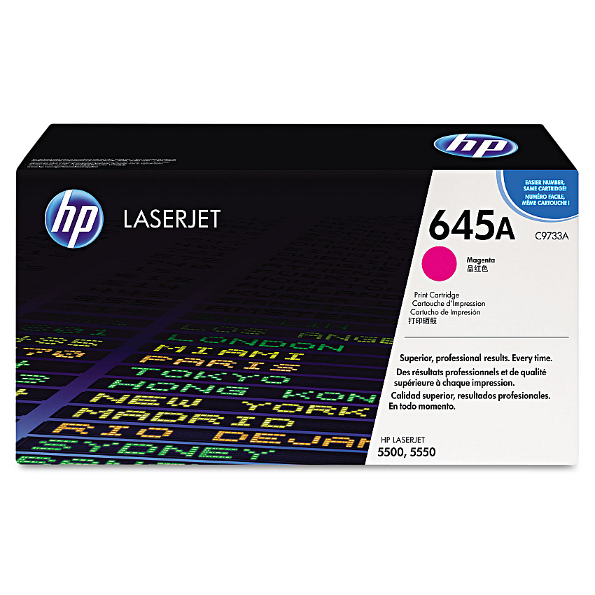 HP 645A, (C9733A) Magenta Original LaserJet Toner Cartridge