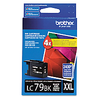 Brother LC79BK Innobella Super High-Yield Ink, 2,400 Page-Yield, Black