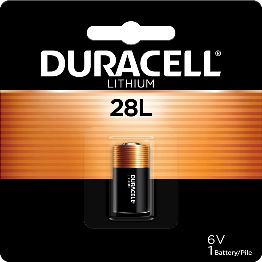Duracell 28L Lithium Photo Camera Battery For Camera - 6 V DC - 1 Each (PX28LBPK)