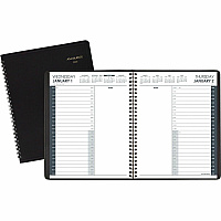 At-A-Glance 24-HourAppointment Book Planner Medium - Julian Dates - Daily - 1 Year - January 2026 to December 2026 - 12:00 AM to 11:00 PM - Hourly - 1 Day Single Page Layout - 7