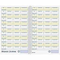 Adams Vehicle Mileage/Expense Journal Pocket 64 Sheet(s) - 5.50" x 8.50" Sheet Size - White - White Sheet(s) - 1 Each (AFR12)
