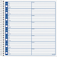 Adams Voice Mail Log Book 60 Sheet(s) - Spiral Bound - 7.50