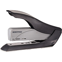 Bostitch Spring-Powered Antimicrobial Heavy Duty Stapler Staples Upto 60 Sheet - Staple Size: 0.31" , 0.38" - 2.62" Throat Depth - Black, Gray - Steel, Rubber, Plastic - 1 Each (1200)