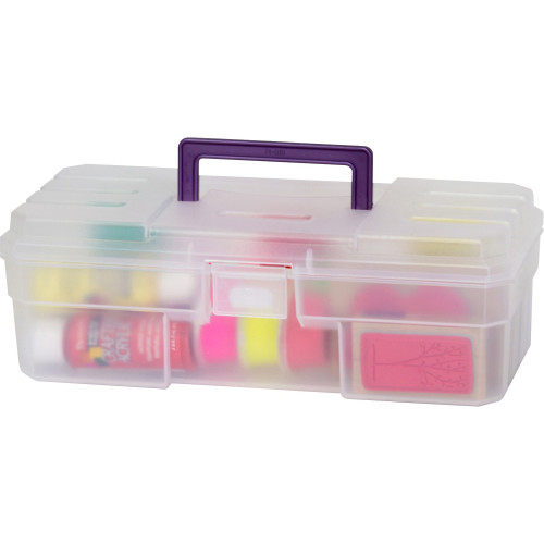 Akro-Mils 12" All-purpose Storage Box (09912CLPUR)