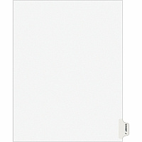 Avery&reg; Individual Legal Exhibit Dividers - Avery Style 1 Printed Tab(s) - Character - J - 8.5