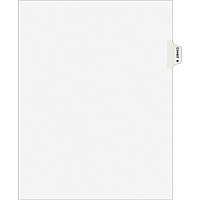 Avery&reg; Individual Legal Exhibit Dividers - Avery Style 1 Printed Tab(s) - Character - M - 8.5