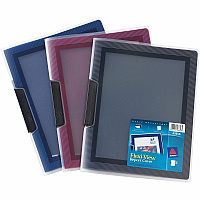 Avery&reg; Flexi-View Letter Report Cover 8 1/2" x 11" - 25 Sheets Capacity - Polypropylene - Assorted - 0% Recycled - 24 / Box (47856)
