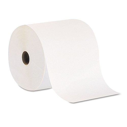 Pacific Blue&reg; Nonperforated Paper Towels, White, 1-Ply, 800-ft., 6 Rolls (26601)