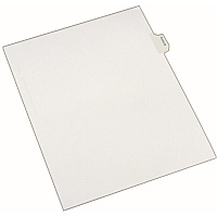 Avery&reg; Index Divider 25 x Divider(s) - Side Tab(s) - Exhibit M - 1 Tab(s)/Set - 8.5" Divider Width x 11" Divider Length - Legal - 8.50" Width x 11" Length - White Paper Divider - 20% Recycled - 25 / Pack (82119)