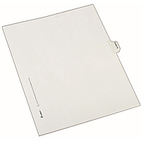 Avery&reg; Index Divider 25 x Divider(s) - Side Tab(s) - Exhibit 16 - 1 Tab(s)/Set - 8.5" Divider Width x 11" Divider Length - Legal - 8.50" Width x 11" Length - White Paper Divider - 20% Recycled - 25 / Pack (82148)