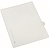 Avery&reg; Individual Legal Dividers Allstate(R) Style, Letter Size, Side Tab #9 25 x Divider(s) - Side Tab(s) - 9 - 1 Tab(s)/Set - 8.5" Divider Width x 11" Divider Length - Letter - White Paper Divider - Clear Tab(s) - 20% Recycled (82207)