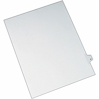 Avery&reg; Alllstate Style Individual Legal Dividers 25 x Divider(s) - Side Tab(s) - 21 - 1 Tab(s)/Set - 8.5" Divider Width x 11" Divider Length - Letter - 8.50" Width x 11" Length - Paper Divider - White Tab(s) - 20% Recycled - 25 / Pack (82219)