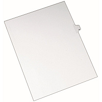 Avery&reg; Alllstate Style Individual Legal Dividers 25 x Divider(s) - Side Tab(s) - 85 - 1 Tab(s)/Set - 8.5" Divider Width x 11" Divider Length - Letter - 8.50" Width x 11" Length - White Paper Divider - 20% Recycled - 25 / Pack (82283)