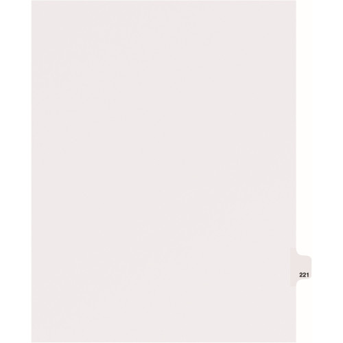 Avery Individual Legal Dividers Style, Letter Size, Side Tab #221 (82437)