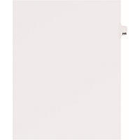 Avery&reg; Side Tab Individual Legal Dividers 25 x Divider(s) - Side Tab(s) - 255 - 1 Tab(s)/Set - 8.5" Divider Width x 11" Divider Length - Letter - 8.50" Width x 11" Length - White Paper Divider - 20% Recycled - 25 / Pack (82471)