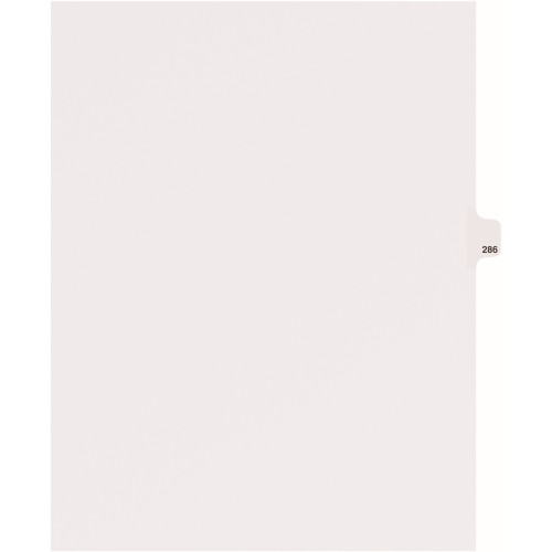 Avery Individual Legal Dividers Style, Letter Size, Side Tab #286 (82502)