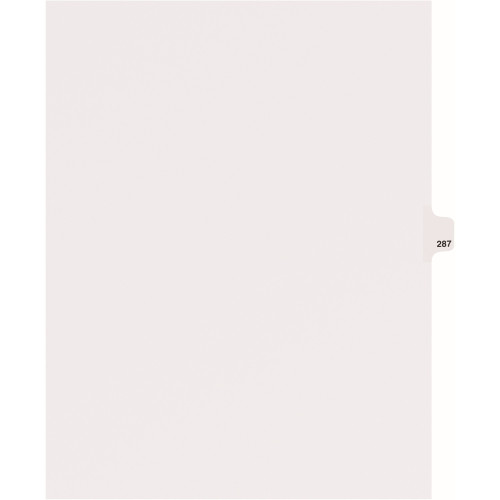 Avery Individual Legal Dividers Style, Letter Size, Side Tab #287 (82503)