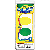 Crayola Washable Watercolors Set 4 Color(s) - Assorted - 4.50 oz - Washable - 4 / Set (530500)