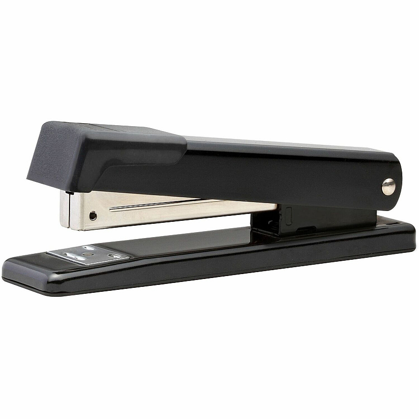 Bostitch Classic Metal Stapler Staples Upto 20 Sheet of 20lb Paper - Holds Upto 210 Staple - Full Strip - Staple Size: 0.25" - 3.25" Throat Depth - Black - Rubber, Metal - 1 Each (B515BLACK)