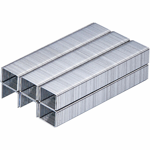 Bostitch 3/8" Heavy Duty Premium Staples Heavy Duty - 3/8" Leg - 1/2" Crown - Holds 55 Sheet(s) - Chisel Point - Silver - High Carbon Steel - 3" Height x 0.5" Width x 0.4" Length - 1000 / Box (SB35381M)