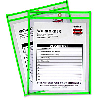 C-Line Neon Shop Ticket Holders, Stitched Support 9