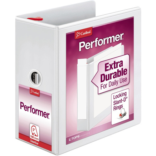Cardinal Xtravalue Clearvue Locking D-Ring Binder (19060)