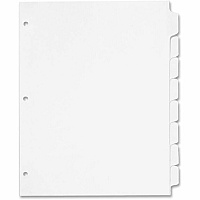 Cardinal Write 'N Erase Mylar Tab Dividers 8 x Divider(s) - Write-on Tab(s) - 8 Tab(s)/Set - 9