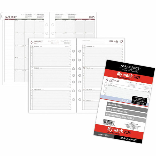 Day Runner 2-page-per-week Weekly Refill Sheets (061285Y)