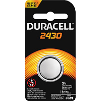 Duracell Coin Cell Lithium 3V Battery - DL2430 (DL2430BPK)