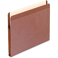 Pendaflex Letter Recycled Expanding File 8 1/2" x 11" - 1 3/4" Expansion - Red Fiber, Polyester - Red Fiber - Moisture Resistant, Rip Resistant, Laminated, Spill Proof, Reinforced Gusset, Durable - 10% Recycled - 10 / Box (85141)