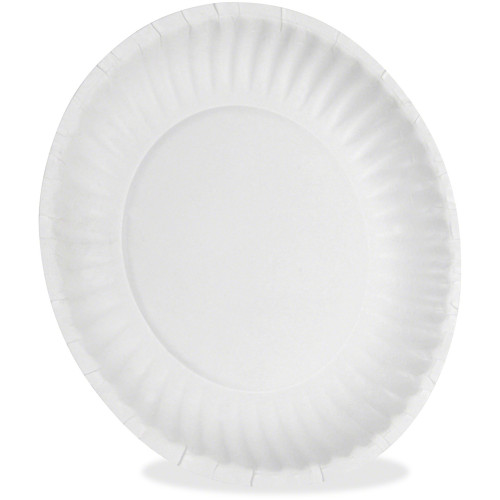 Dixie Uncoated Paper Plates by GP Pro (709902WNP9)