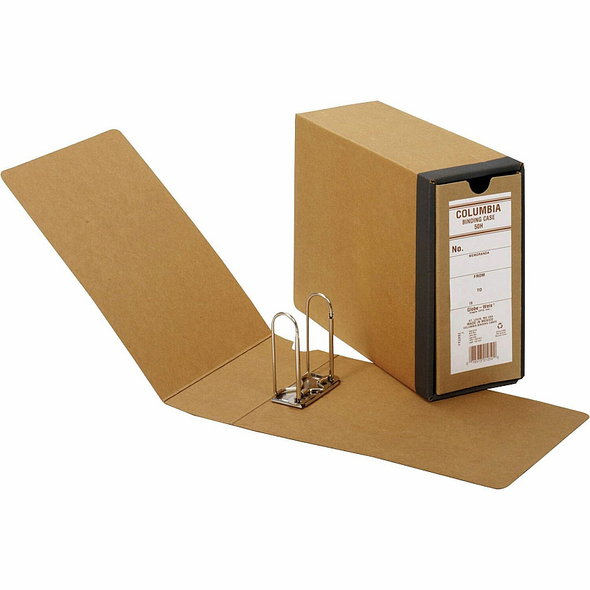 Pendaflex Columbia Binding Cases External Dimensions: 4.6" Width x 12.9" Depth x 9.5" Height - Media Size Supported: Letter - Fiberboard, Kraft - Brown - For Document - Recycled - 1 Each (B50H)