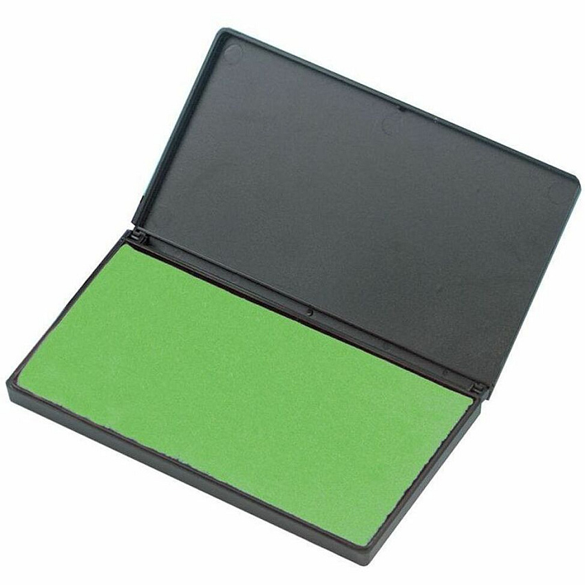 CLI Nontoxic Foam Ink Pads 2.8" Width x 4.3" Length - Foam Pad - Green Ink - Green - 1 Each (92225)