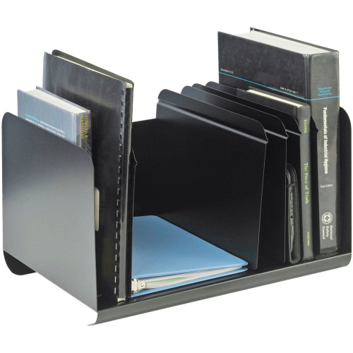 SteelMaster MMF Adjustable Dividers Book Rack (26413BRBLA)