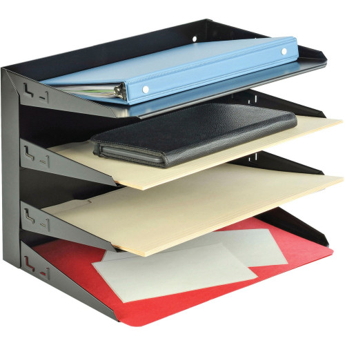 SteelMaster 264R4HBK Multi-Tier Steel Horizontal Organizers