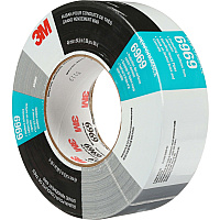 3M Heavy-duty Duct Tape 60 yd Length x 1.88" Width x 10.7 mil Thickness - 3" Core - Silver - Cloth, Rubber - 10.60 mil - Polyethylene Coated Cloth Backing - 1 Roll (69692)