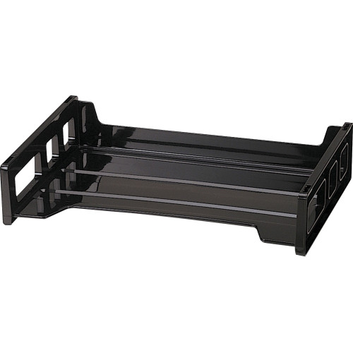Officemate OIC Black Side-Loading Desk Trays (21002)