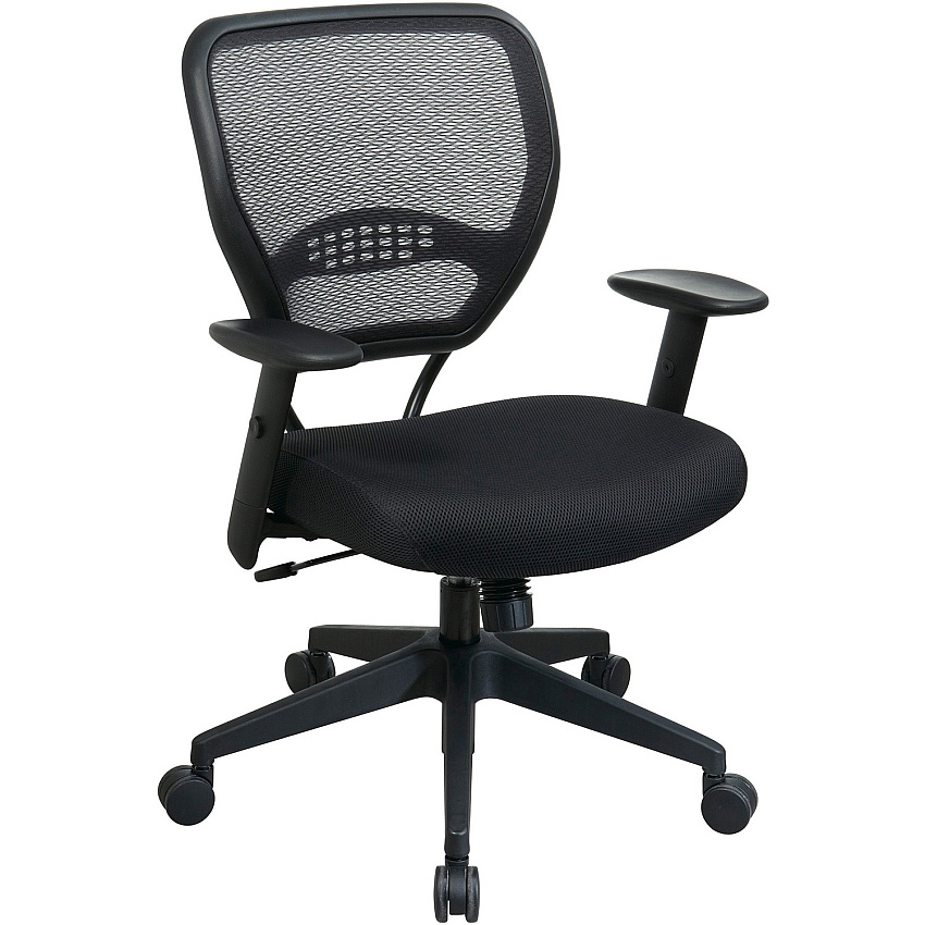 Office Star Professional Air Grid Back Managers Chair Black Seat Color - Mesh Seat Material - Mesh Back Material - Black Frame Color - 5-star Base - 1 Each (5500)