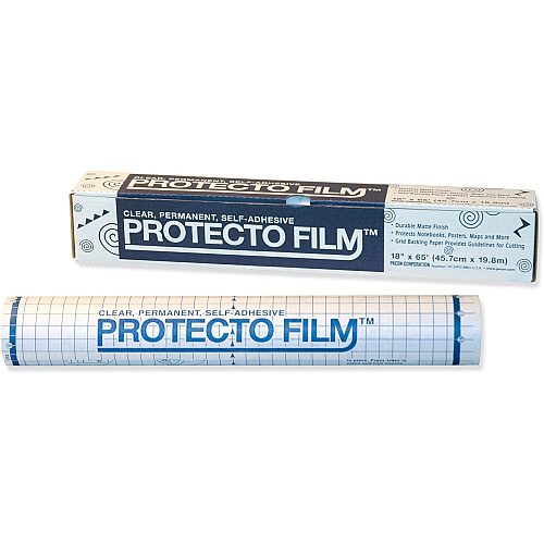 Protecto Clear Protecto Film Laminating Pouch/Sheet Size: 18" Width x 65 ft Length - Type N - Nonglare - for Poster, Maps, Presentation - Clear - 1 Roll (72350)