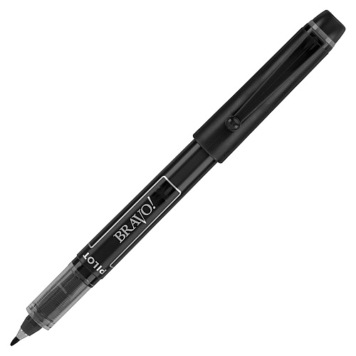 Pilot BraVo! Bravo Marker Pens Bold Pen Point - Black Ink - Black Barrel - 1 Each (11034)