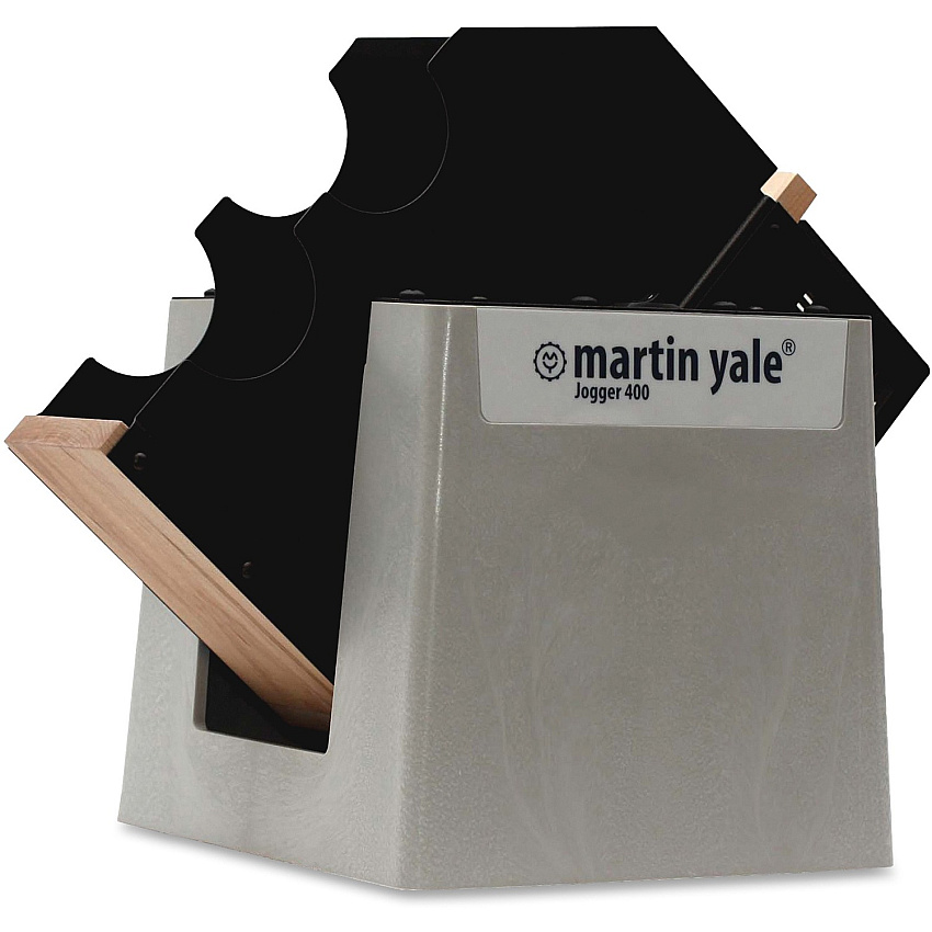 Martin Yale Premier Tabletop Paper Jogger Support Letter, Legal Sheet - Tilted Tray - 115 V AC (400)