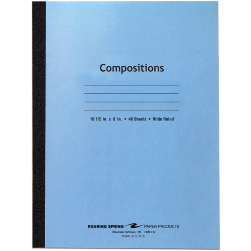 Roaring Spring 77501 Stitched Cover Composition Book