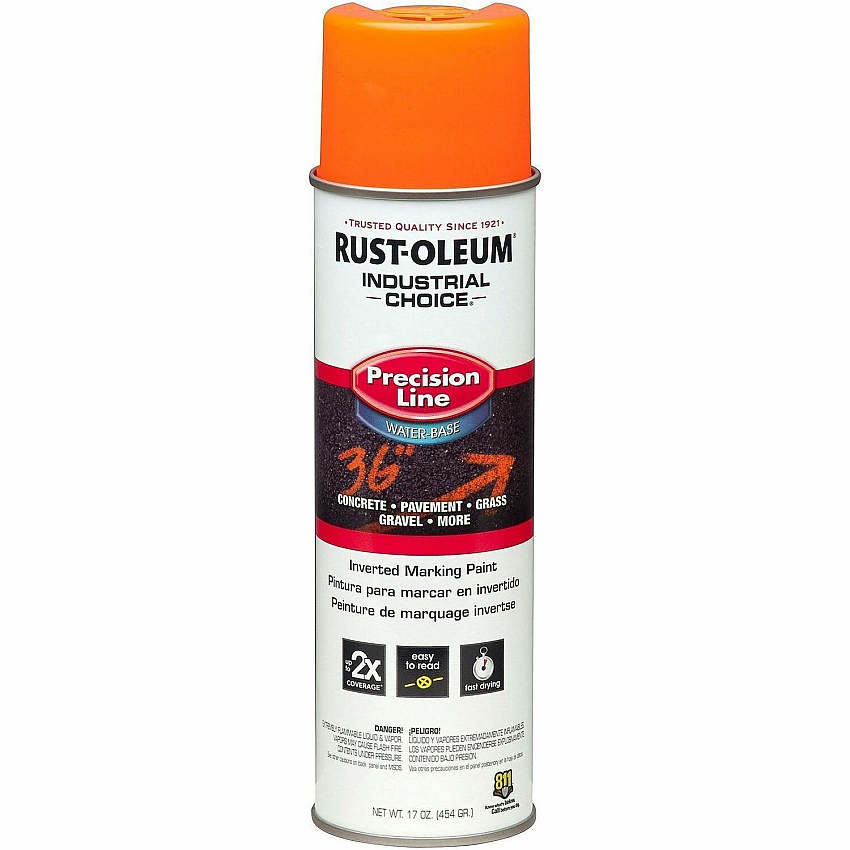 Rust-Oleum Industrial Choice White M1800 Marking Paint Spray (203036)