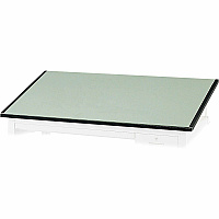 Safco Precision Drafting Table Top Green Rectangle, Melamine Top - Enamel Base - 37.50" Table Top Length x 60" Table Top Width x 1" Table Top Thickness - Wood, Particleboard - 1 Each (3952)