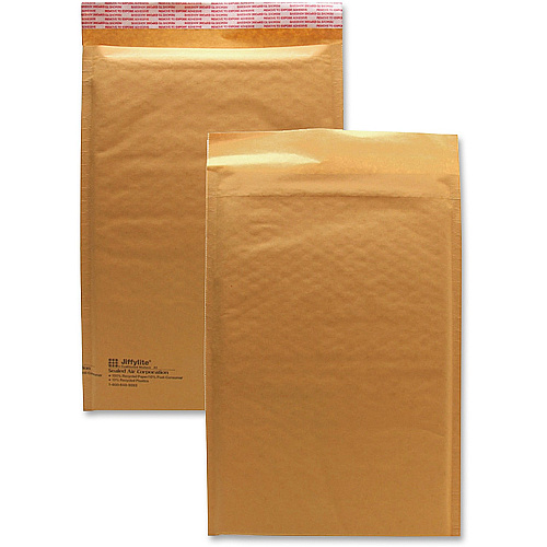 Sealed Air JiffyLite Cellular Cushioned Mailers Bubble - #3 - 8 1/2" Width x 14 1/2" Length - Peel & Seal - Kraft - Kraft - 25 / Carton (10188)