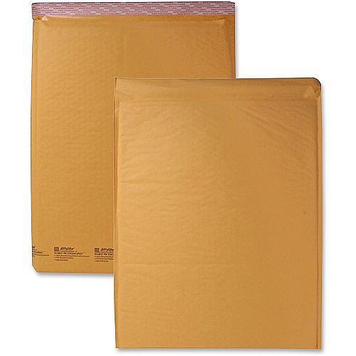 Sealed Air JiffyLite Cellular Cushioned Mailers Bubble - #7 - 14 1/4" Width x 20" Length - Peel & Seal - Kraft - Kraft - 25 / Carton (10192)