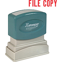 Xstamper FILE COPY Title Stamp Message Stamp - FILE COPY - 0.50