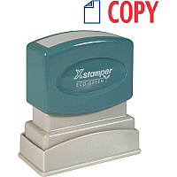 Xstamper COPY 2-color Pre-inked Stamp Message Stamp - COPY - 0.50
